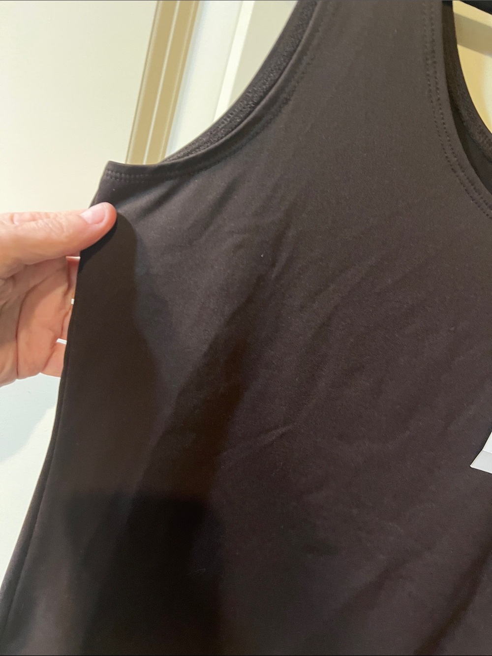 Chico's Sleeveless Scoop-Neck Tank Top in Cocoa Bean Brown H123 - Picture 5 of 6